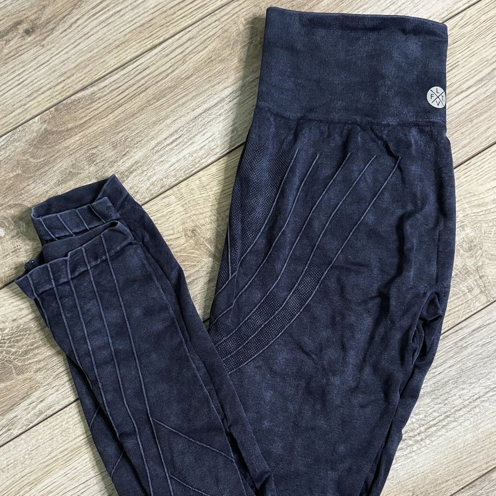 Live Fit Vintage Wash Leggings - Indigo